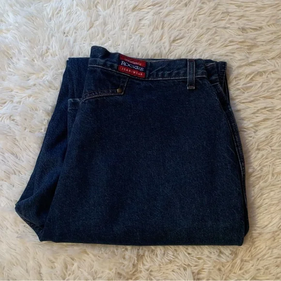 Vintage Rocky Mountain High Waisted Denim Jeans Rockies - Picture 13 of 16